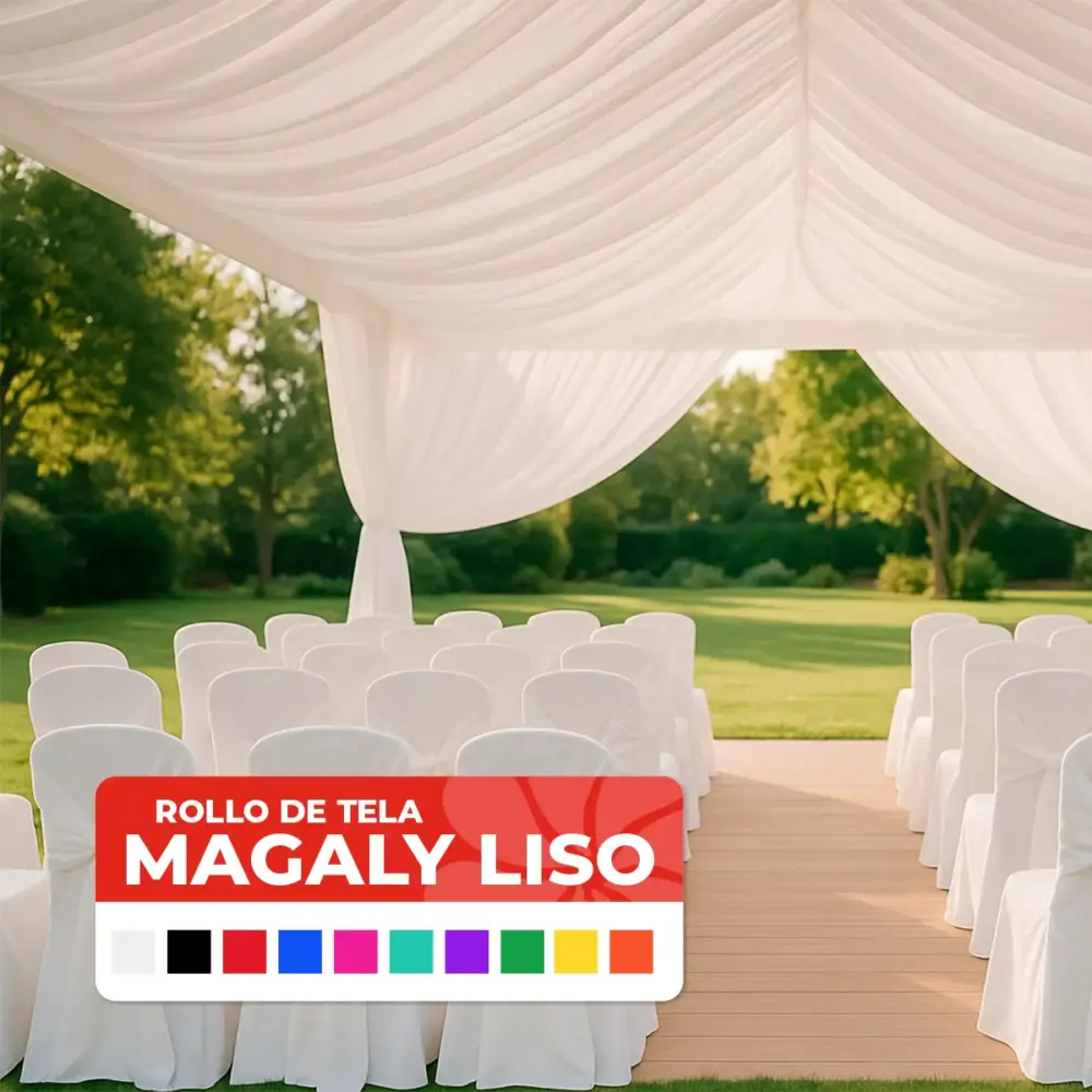 Tela Magaly Liso para Forros, Toldos y Manualidades, 150 cm de ancho, Calidad Profesional, Resistente y Versátil - Rollo desde 30 m Modatelas 3