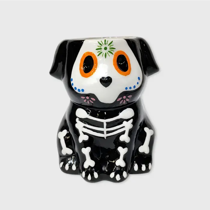 Taza de Cerámica Perrito Día de Muertos Modatelas