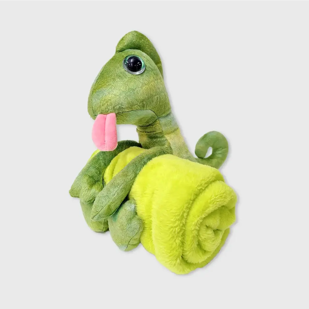 Set de Cobija con Peluche de Dinosaurio para Regalar | Manta Suave Modatelas 2