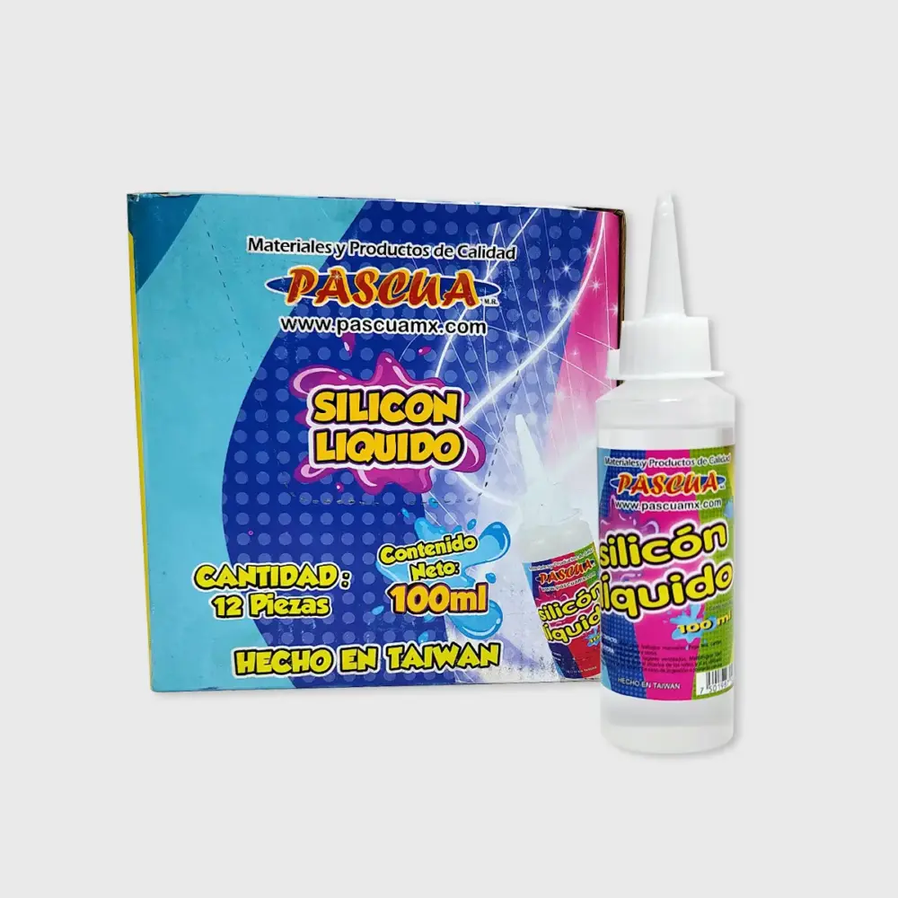 Silicón Líquido 100 ml Pascua Paquete 12 piezas Modatelas