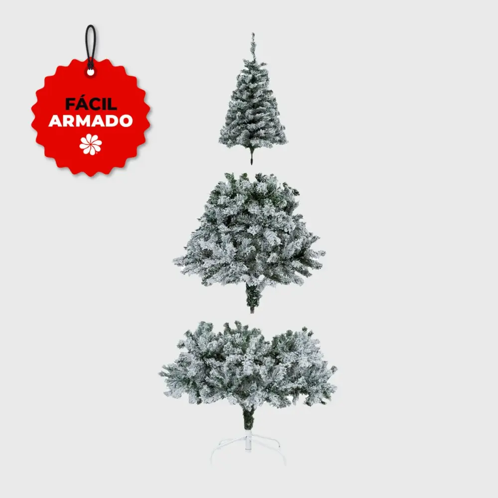 Árbol de Navidad Artificial Nevado Modatelas - 180 cm alto 4