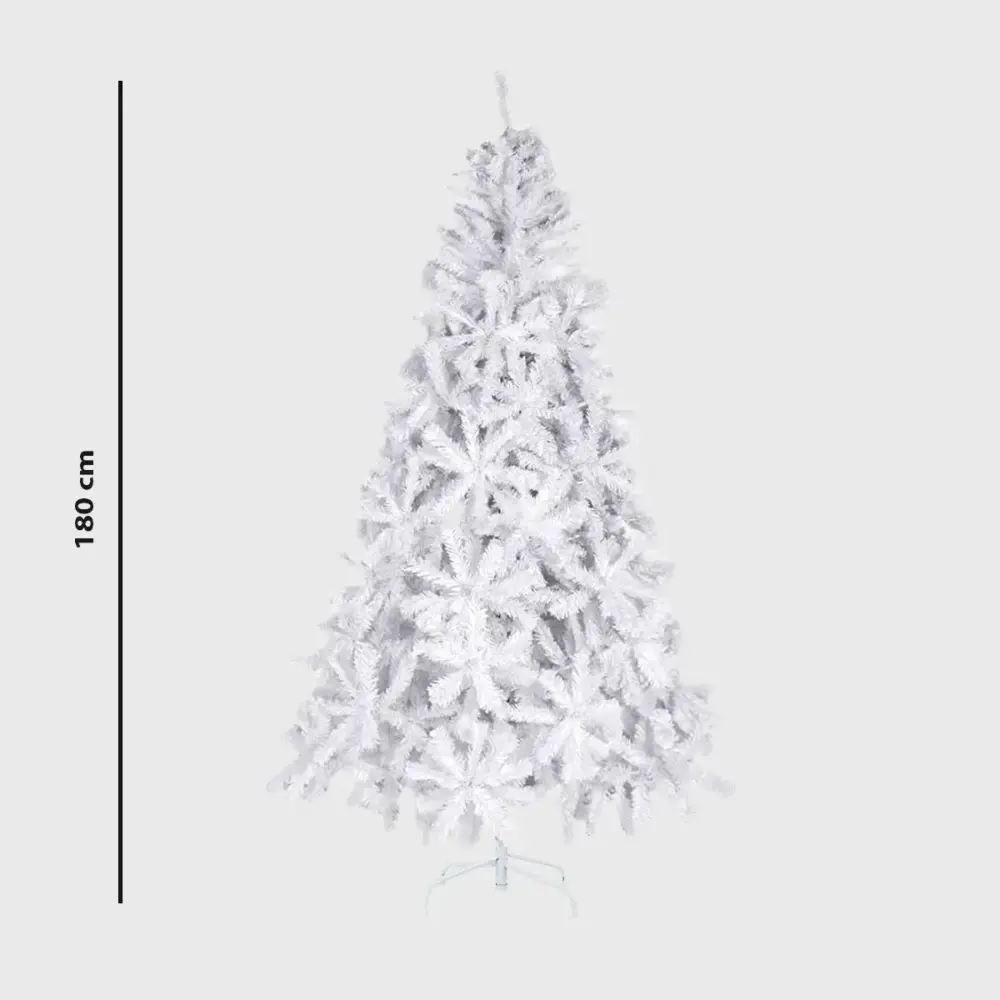 Árbol de Navidad Artificial Blanco Modatelas - 180 cm alto 2