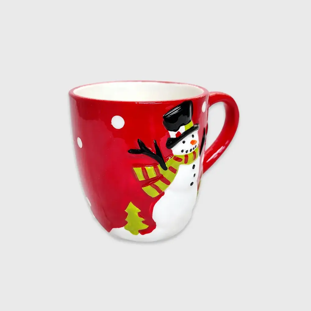 Taza Navideña Muñeco de Nieve 500 ml - Perfecta para el Chocolate Caliente Modatelas 2