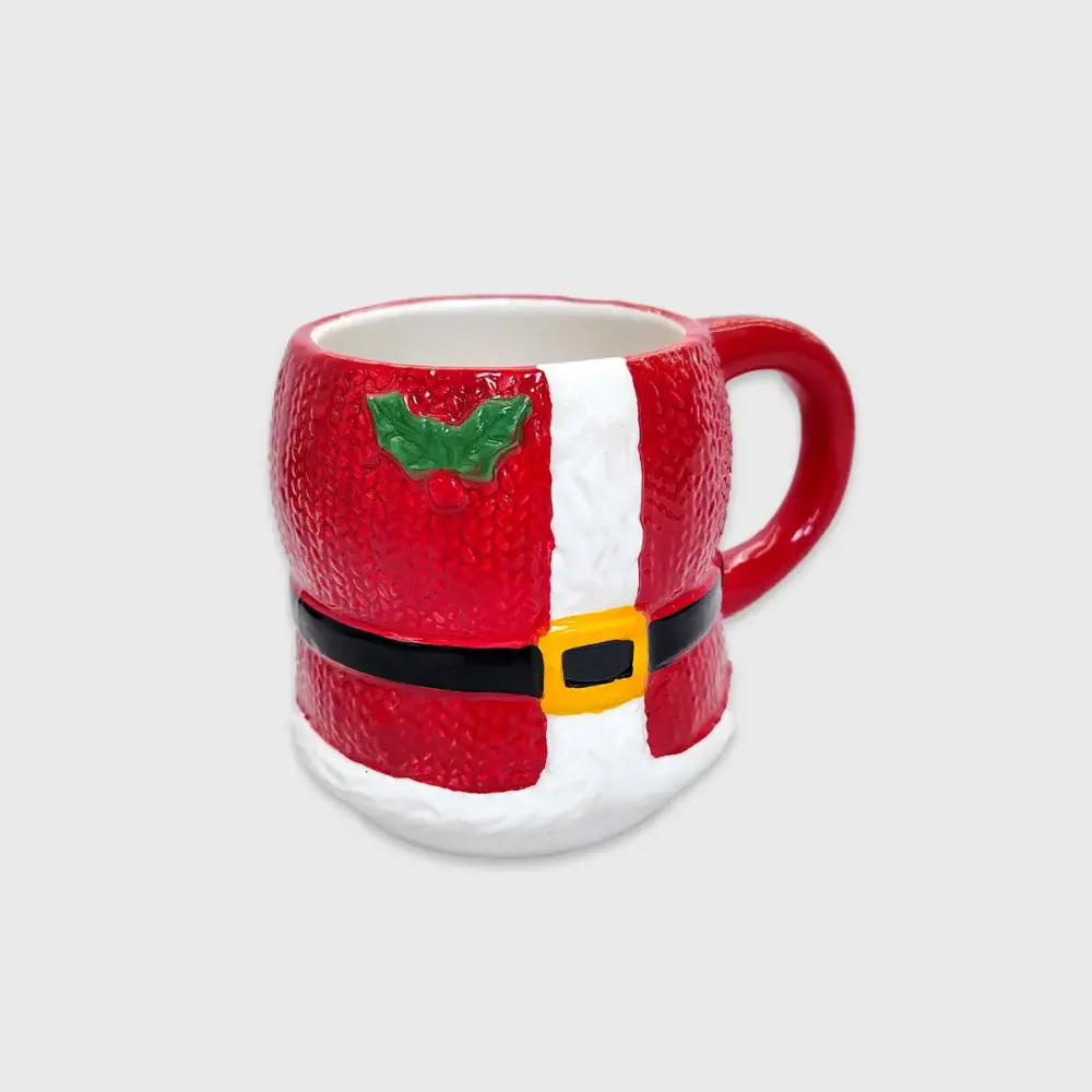 Taza Navideña Traje de Santa 450 ml – ¡Perfecta para la Navidad! Modatelas 2