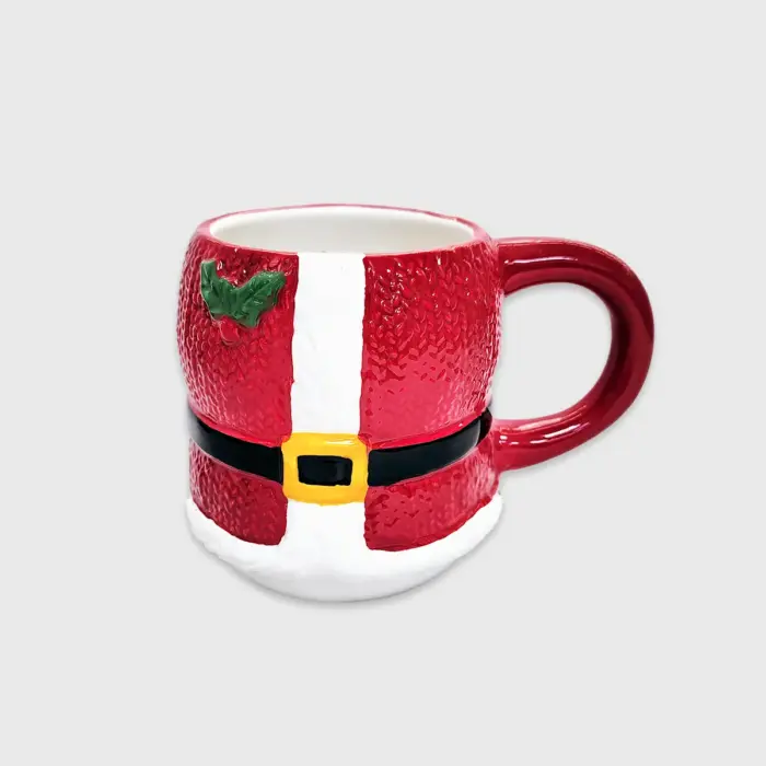 Taza Navideña Traje de Santa 450 ml – ¡Perfecta para la Navidad! Modatelas