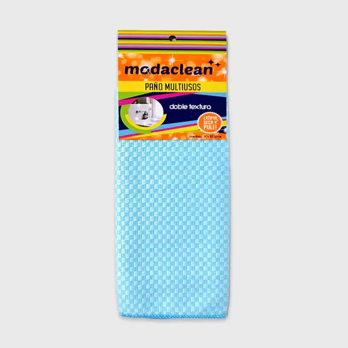 Paño de Microfibra Multiusos Modaclean Varios Colores - 30x30 cm Modatelas