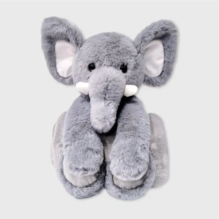 Set de Cobija con Peluche de Elefante Modatelas