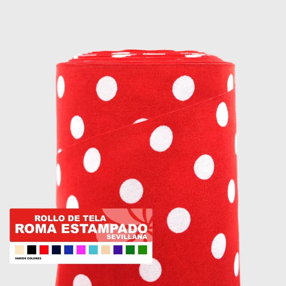 Rollo de tela Romana Estampado Sevillana Modatelas