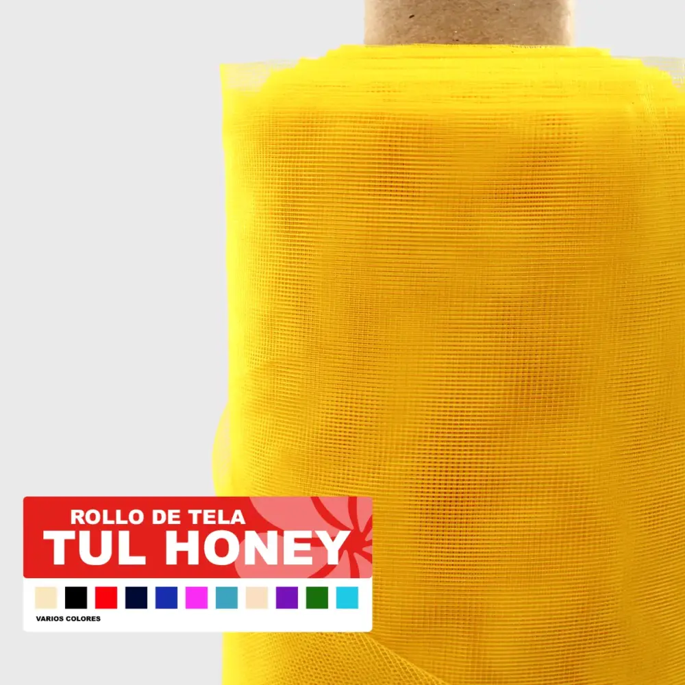 Rollo Tul Honey Varios Colores Modatelas