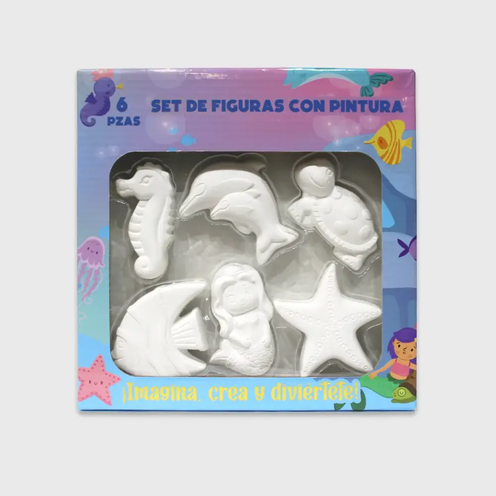 Set de 6 figuras mar Modatelas