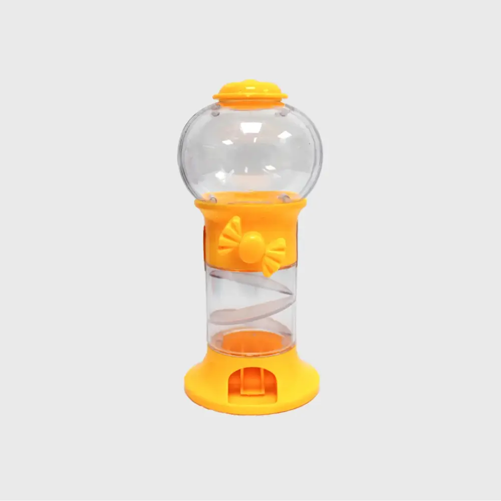 Mini Máquina de Chicles Infantil color amarillo modatelas