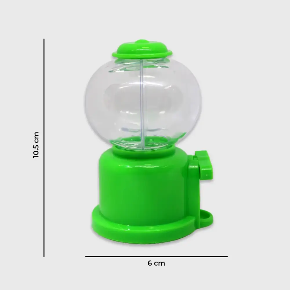 Mini Máquina de Chicles Infantil Verde
