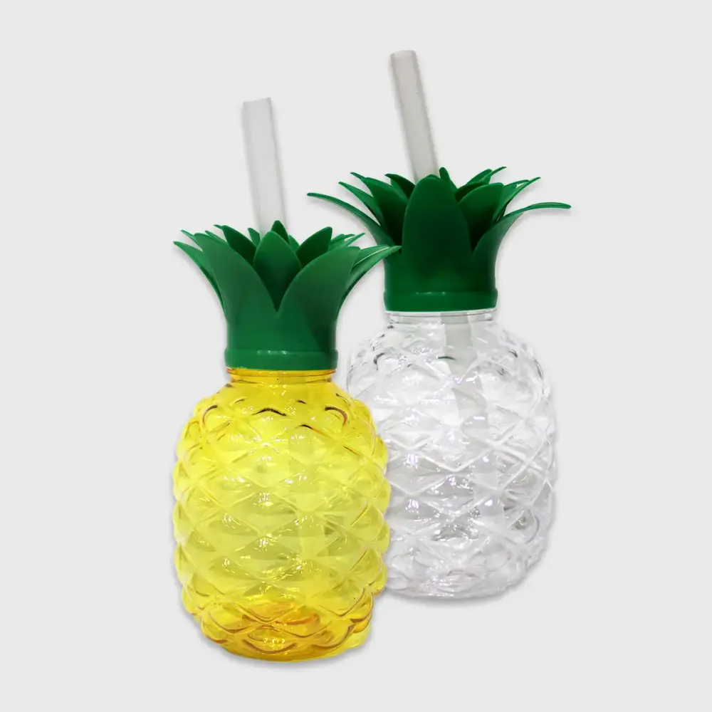 Botella en Forma de Piña 500 ml – Diversión tropical para tus fiestas Modatelas