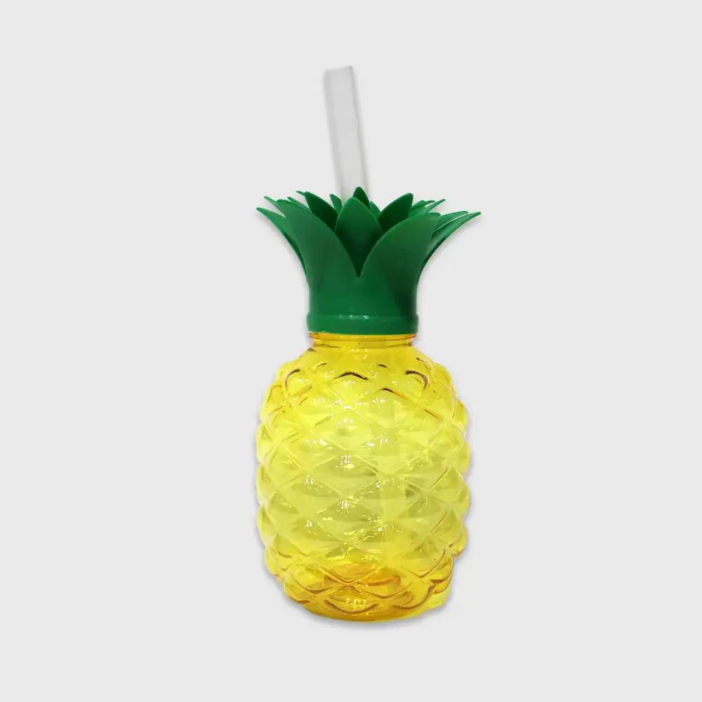 Botella en Forma de Piña 500 ml amarillo Modatelas