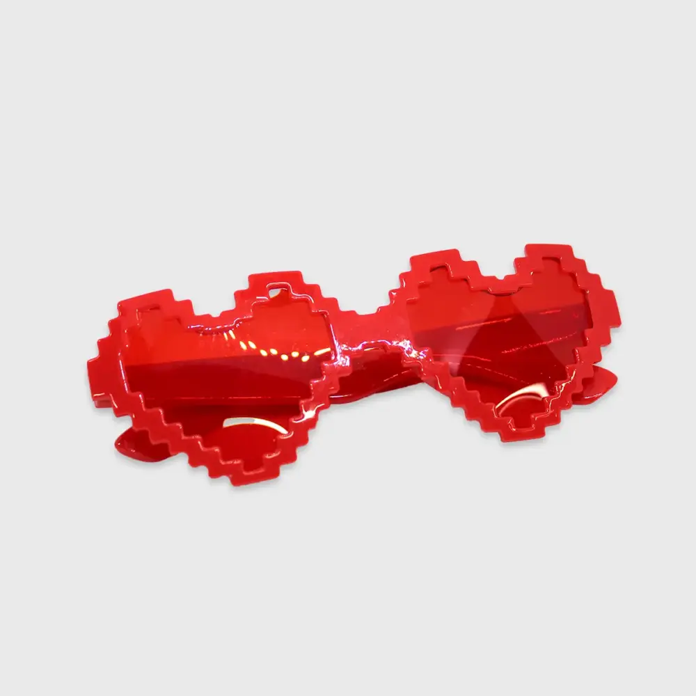 Lentes de Corazón Pixelados para San Valentín Modatelas 3