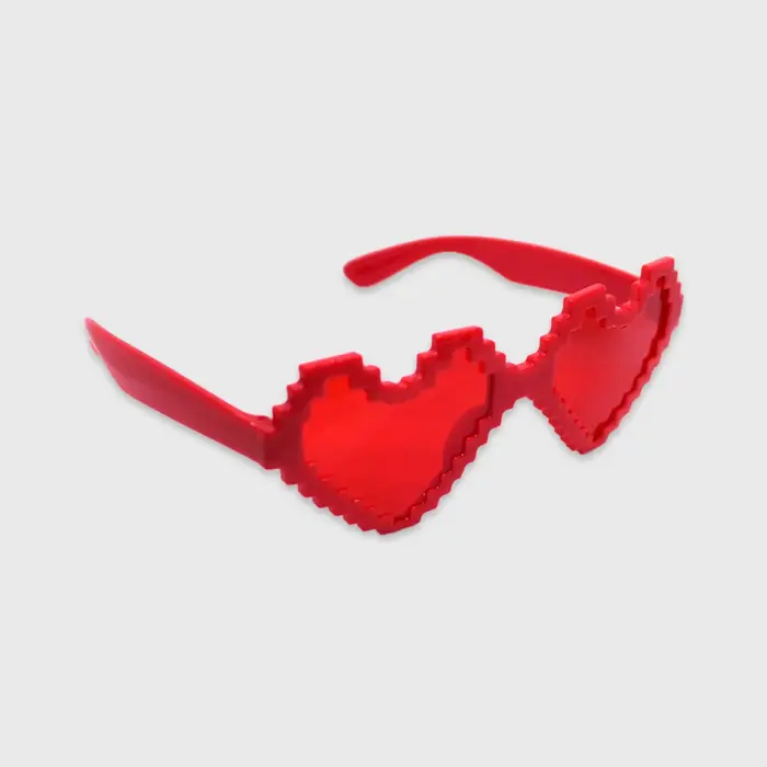 Lentes de Corazón Pixelados para San Valentín Modatelas 4