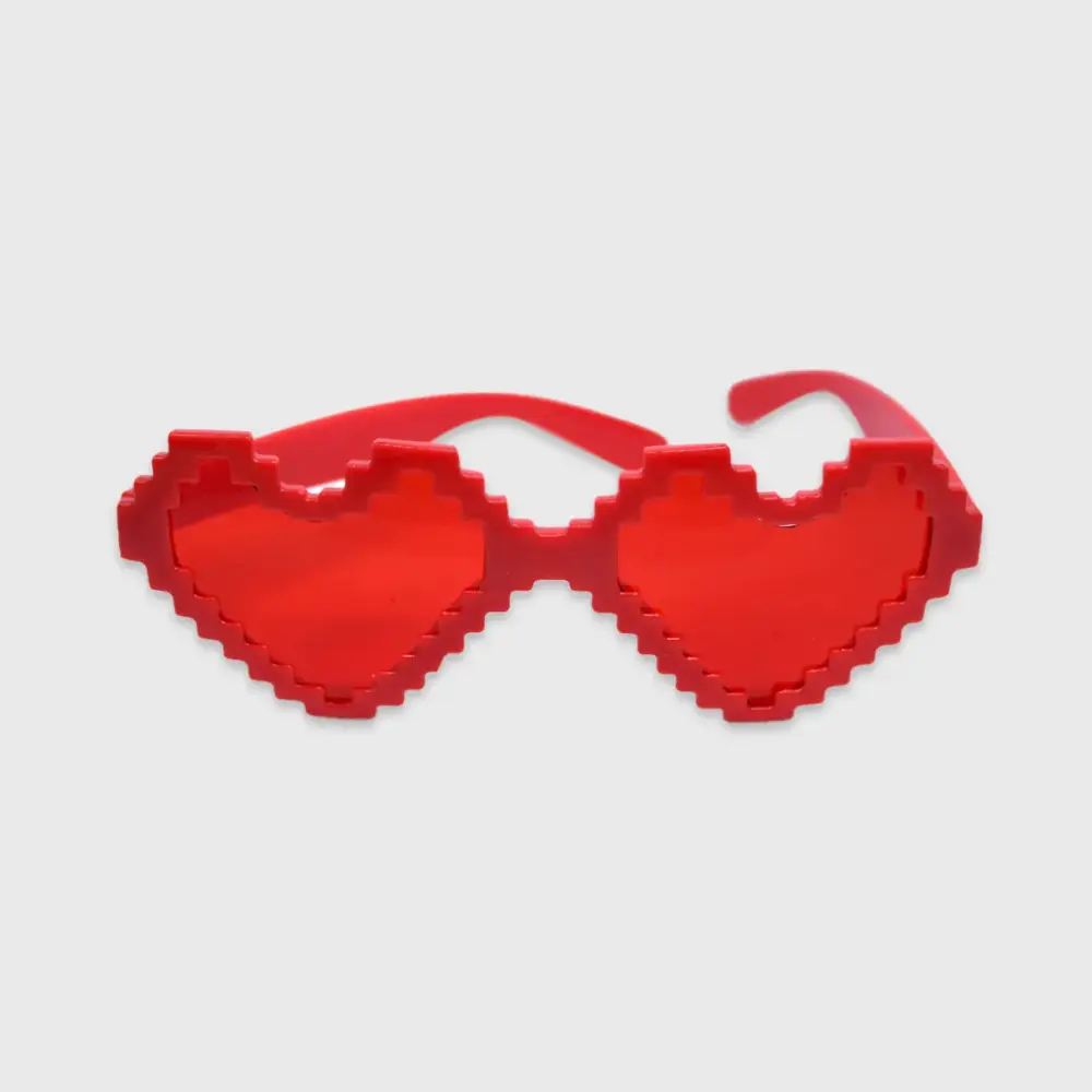 Lentes de Corazón Pixelados para San Valentín Modatelas 2