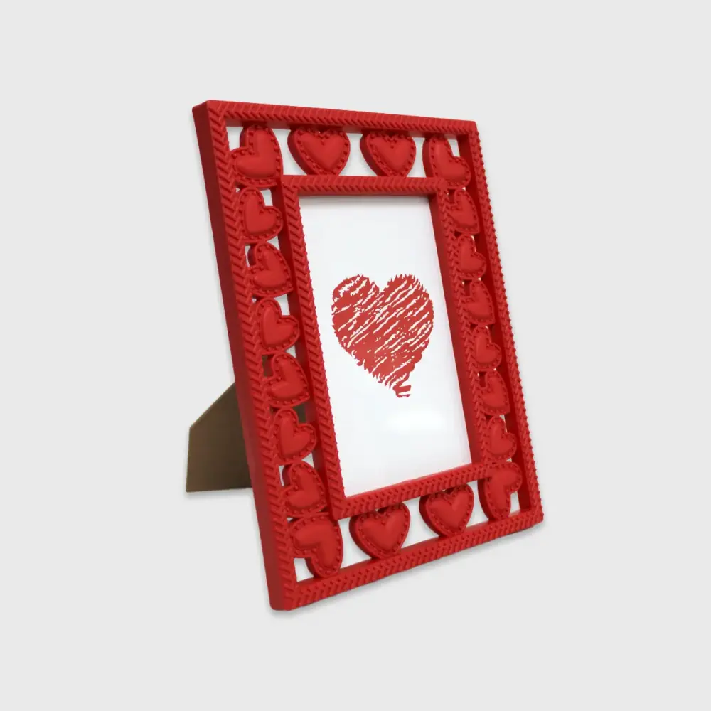 Portarretrato con Corazones 3D 10x15 cm – Detalles Románticos Modatelas 2