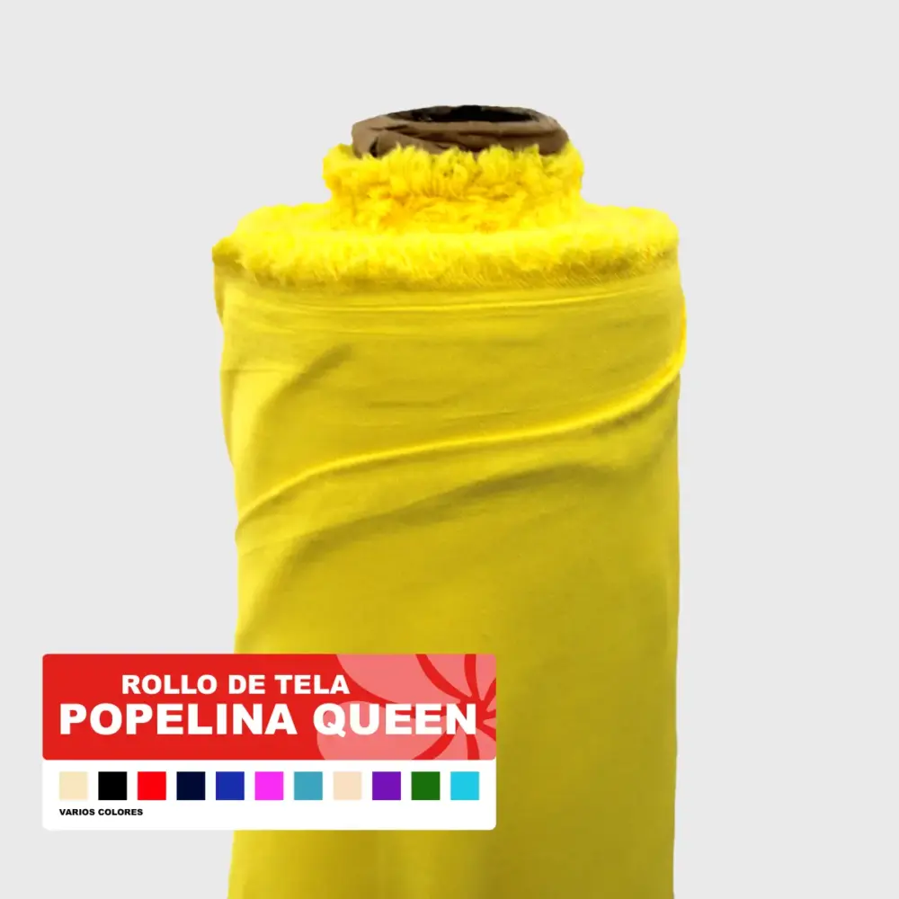 Rollo de Popelina Queen colores Modatelas