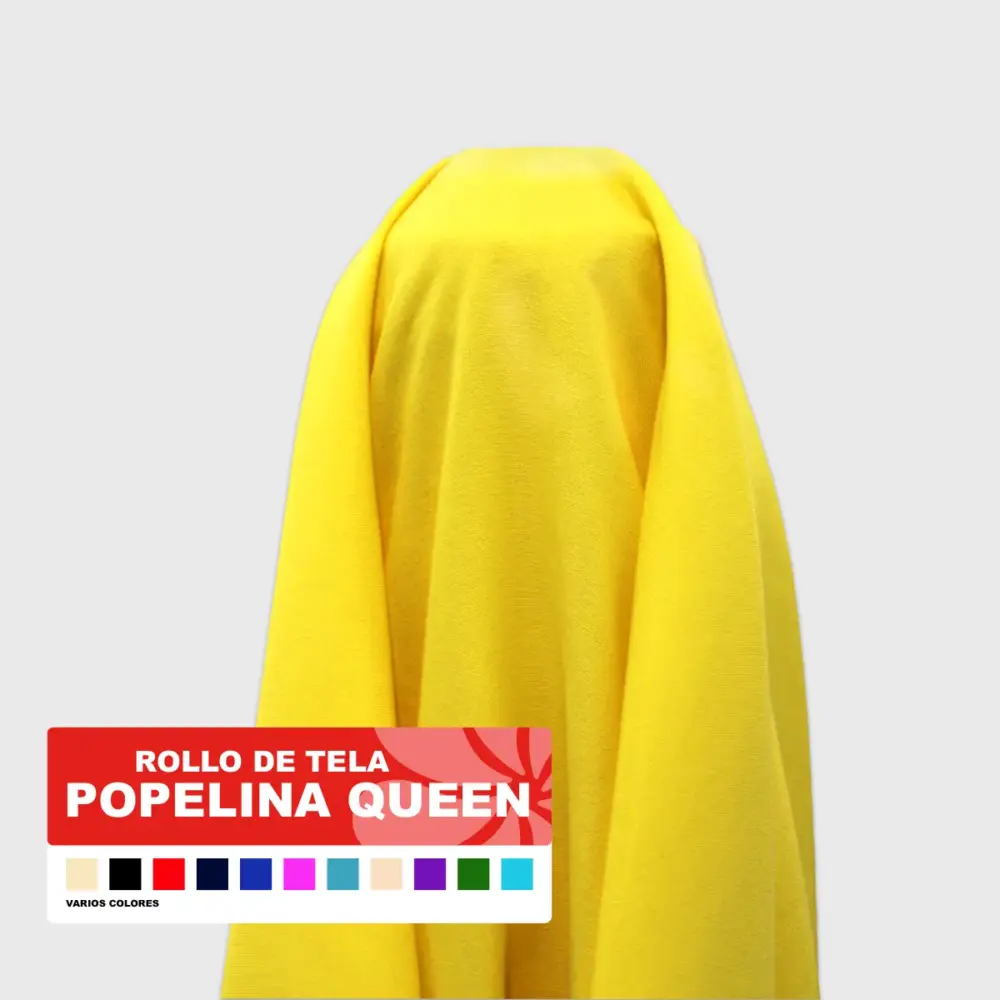 Rollo de Popelina Queen colores Modatelas