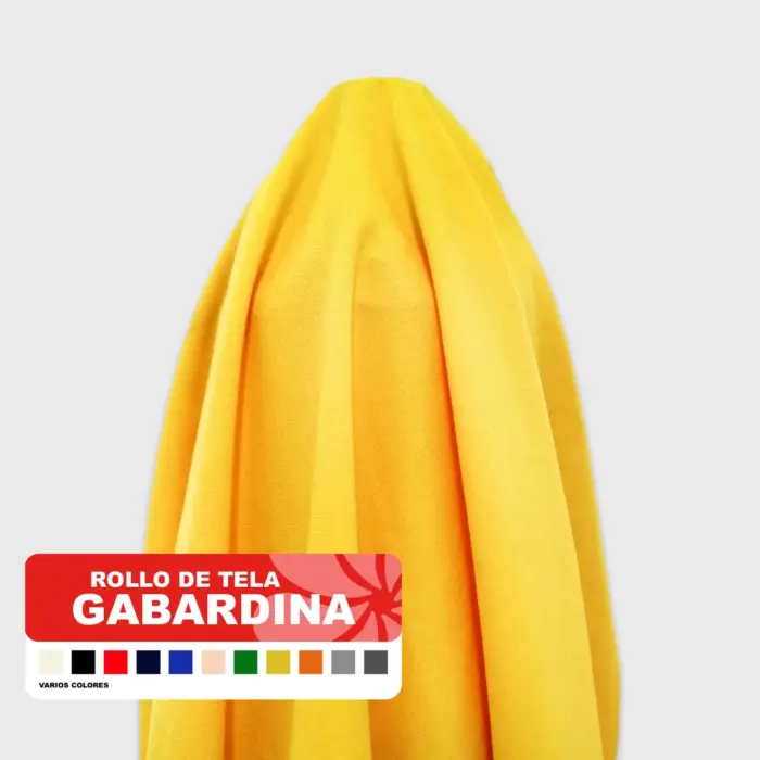 Rollo de Tela Gabardina Algodón 150 cm ancho – Varios Colores Modatelas