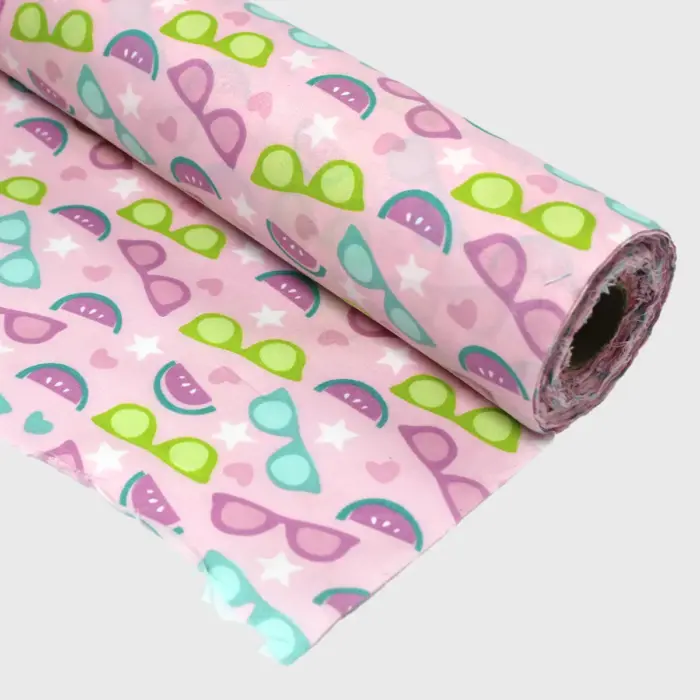 Rollo de Tela Algodón Candy Infantil Lentes 120 cm ancho, Rollo de 30 m Modatelas 2