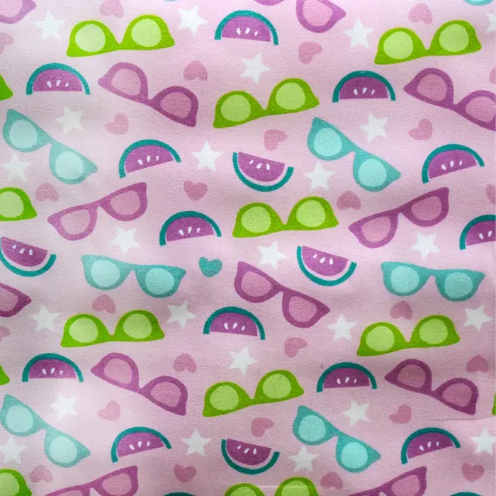 Rollo de Tela Algodón Candy Cocinero Diseño Lentes 120 cm ancho, Rollo de 30 m Modatelas 3