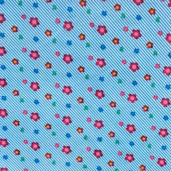 Tela Roma Estampada Flores de Porcelana 150 cm ancho - Rollo 30 m Modatelas 2