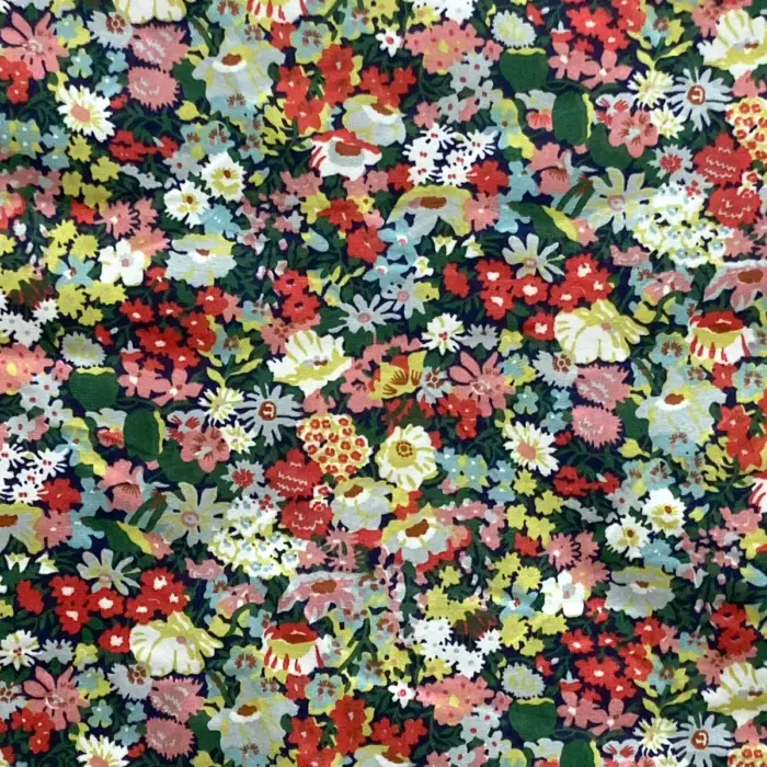 Tela Algodón Candy Flores de Jardín 120 cm ancho - Rollo 30 m Modatelas 2