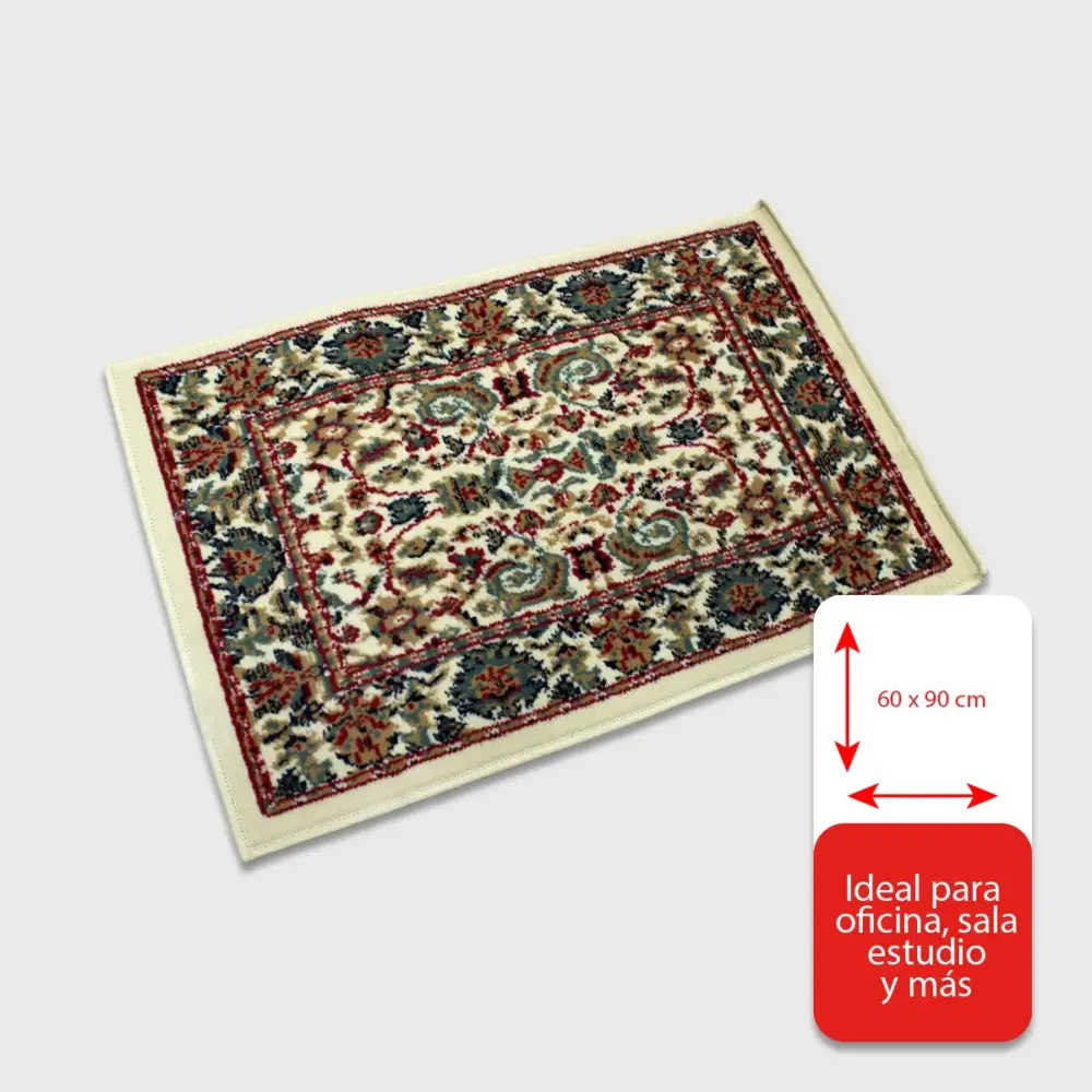 Alfombra Persa Beige 60x90 cm - Decoración Clásica para Interiores Modatelas 2