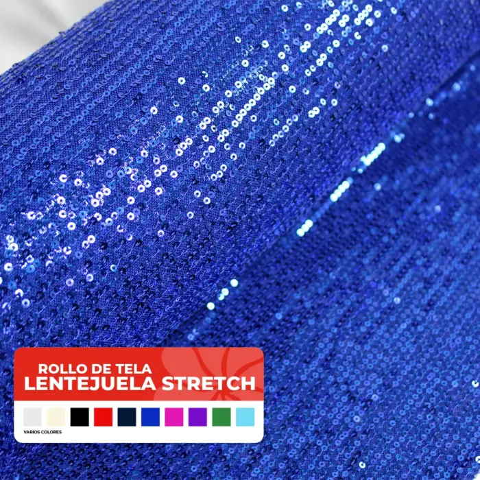 Tela Lentejuela Stretch Modatelas