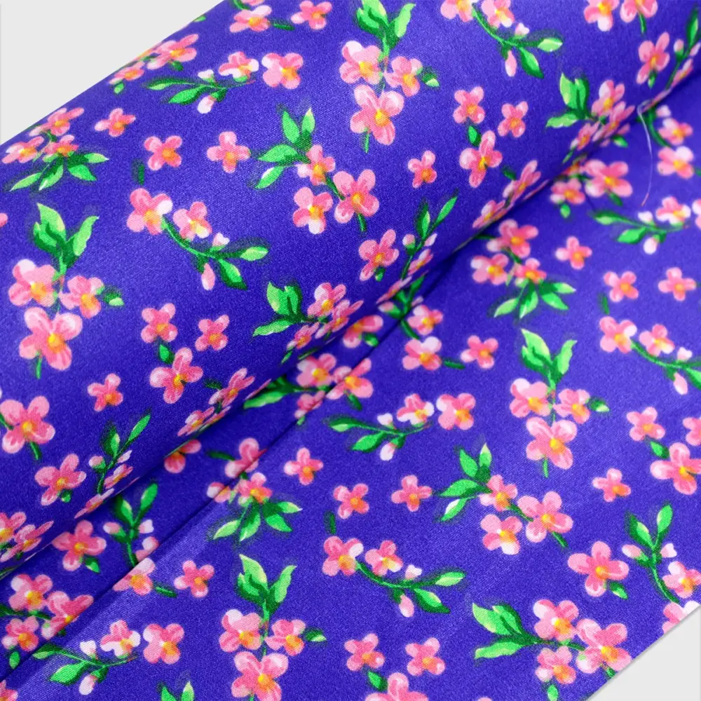 Tela Roma Estampada Flores Elegancia Modatelas