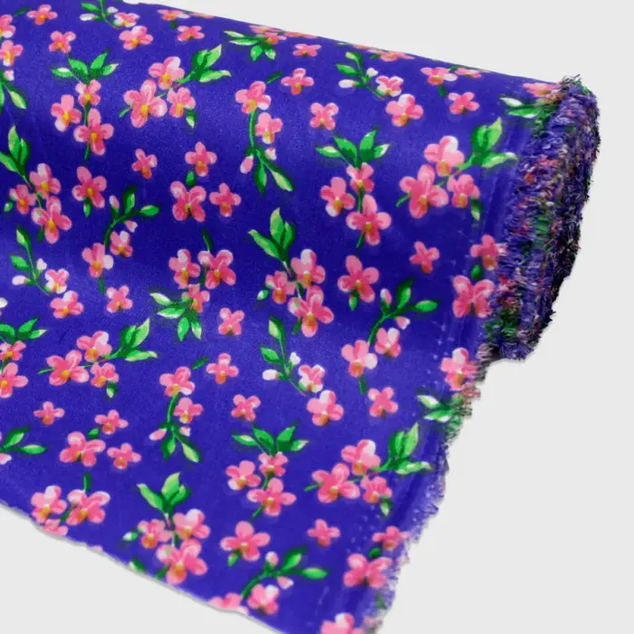 Tela Roma Estampada Flores Elegancia Modatelas