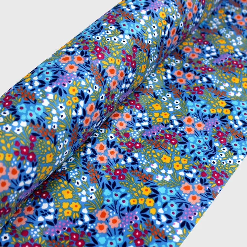 Tela Roma Estampada Mar de Recuerdos Florales Modatelas
