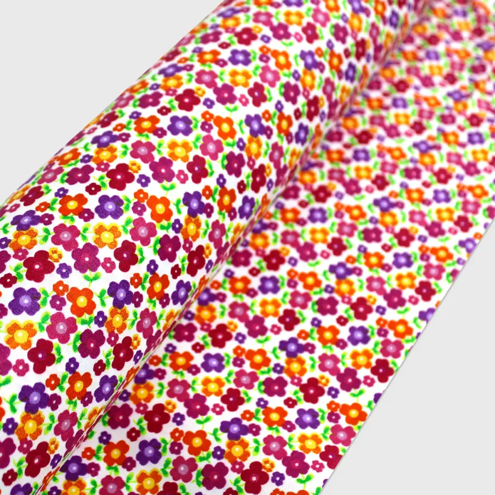 Roma Estampada Flores de Cereal Espolvoreadas Modatelas