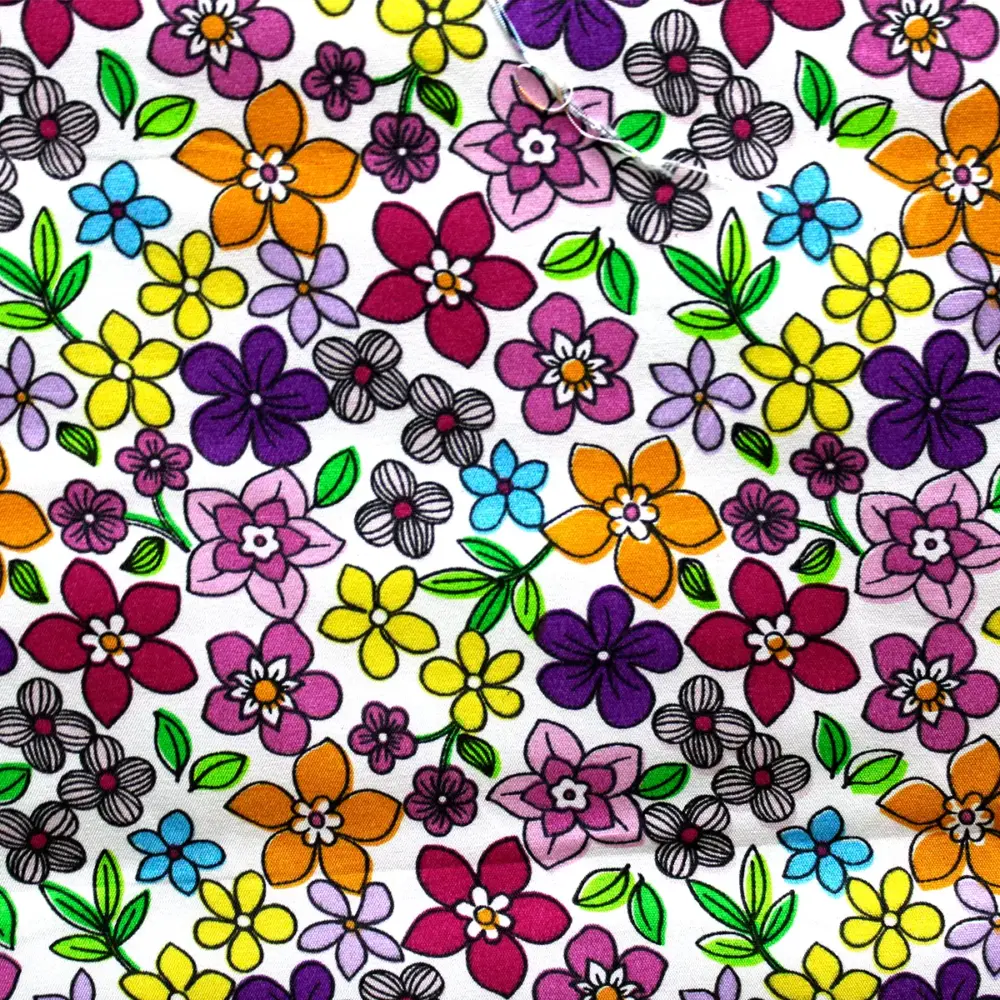 Tela Roma Estampada Pétalos de Primavera Modatelas