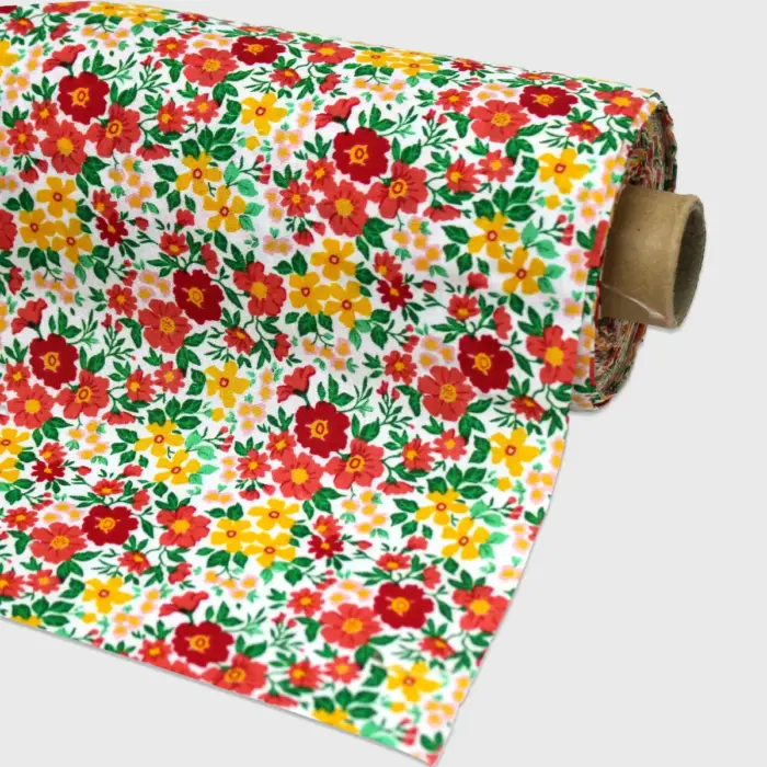 Tela Roma Estampada Jardín de Mil Tardes Modatelas