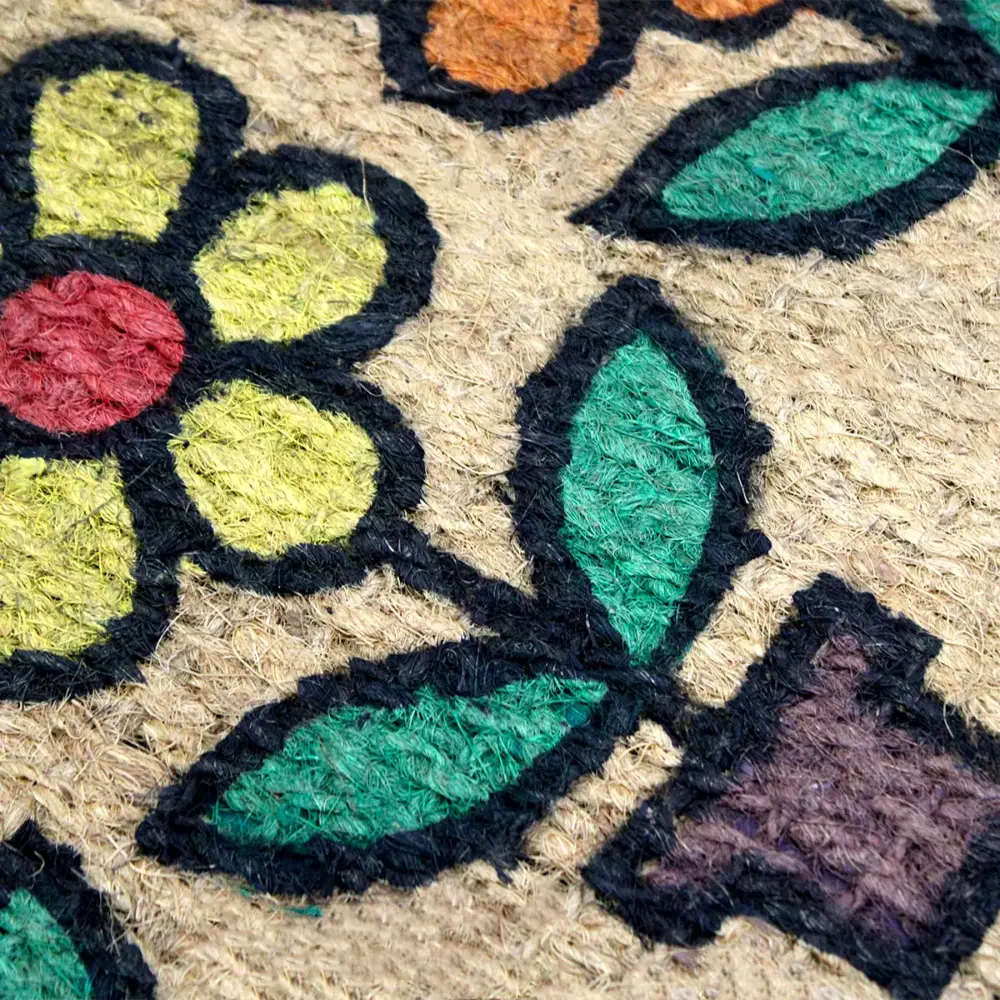 Tapete Fibra de coco Macetas de Flores Modatelas