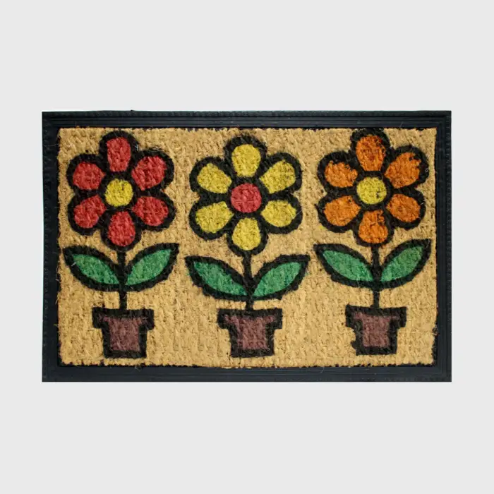 Tapete Fibra de coco Macetas de Flores Modatelas