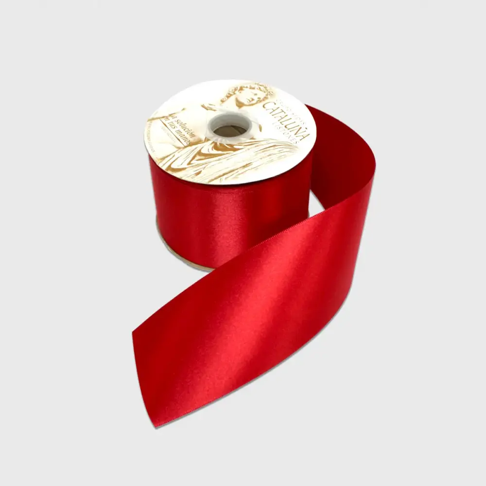 Listón Satinado #18 6.5 cm ancho, Rollo de 100 m – Ideal para Manualidades y Decoración Modatelas 2