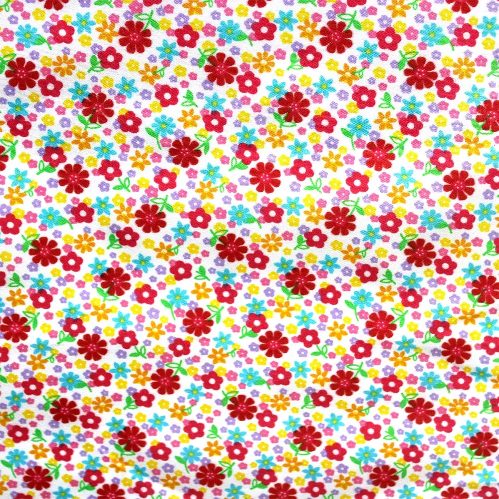 Tela Algodón Candy Flores Pequeñas del Mundo Modatelas