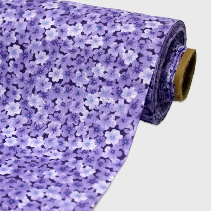 Tela Algodón Candy Flores Aromáticas Lavanda Modatelas