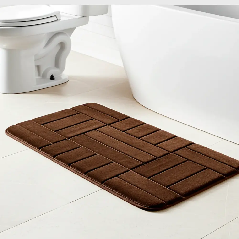 Tapete de Baño Con Estilo Etrusco de Ébano Clásico - Imagen 2