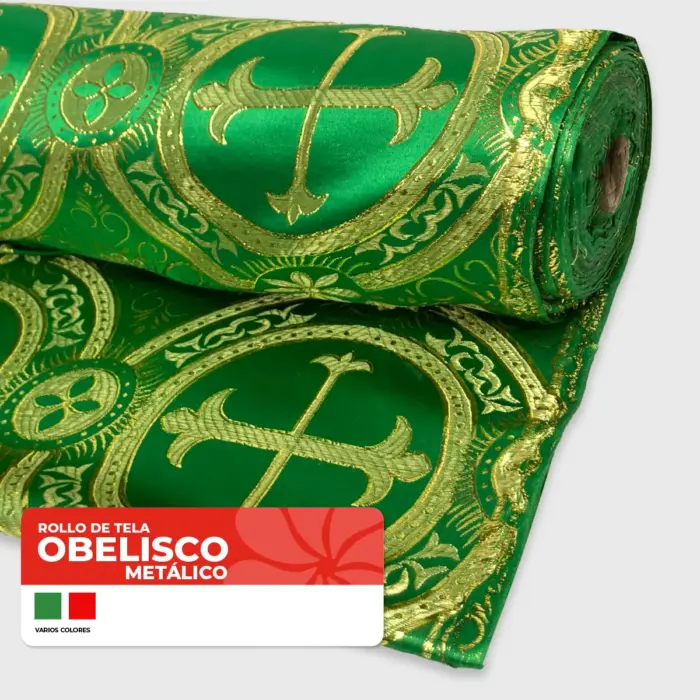Tela Obelisco Metálico Verde Modatelas