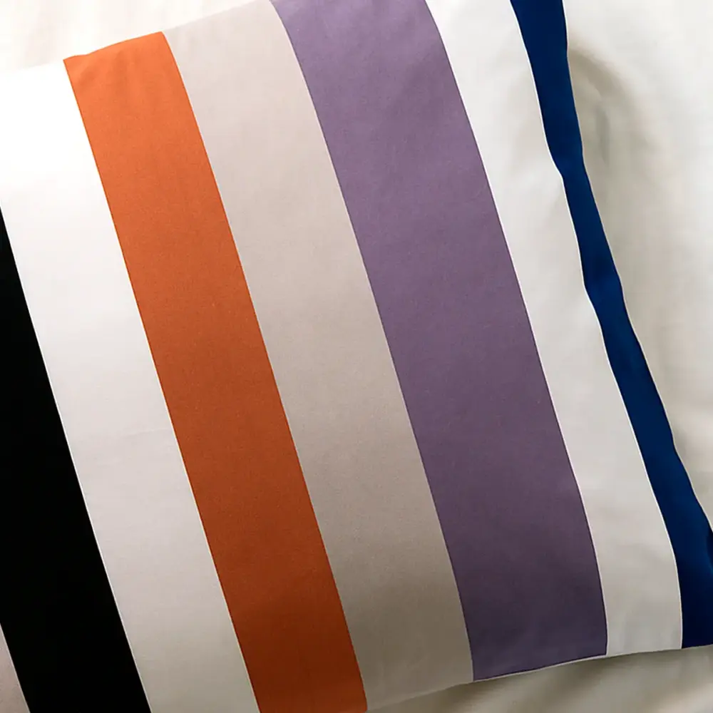 Juego de 2 Fundas para Almohada Líneas Multicolor Estilo Moderno - Imagen 3