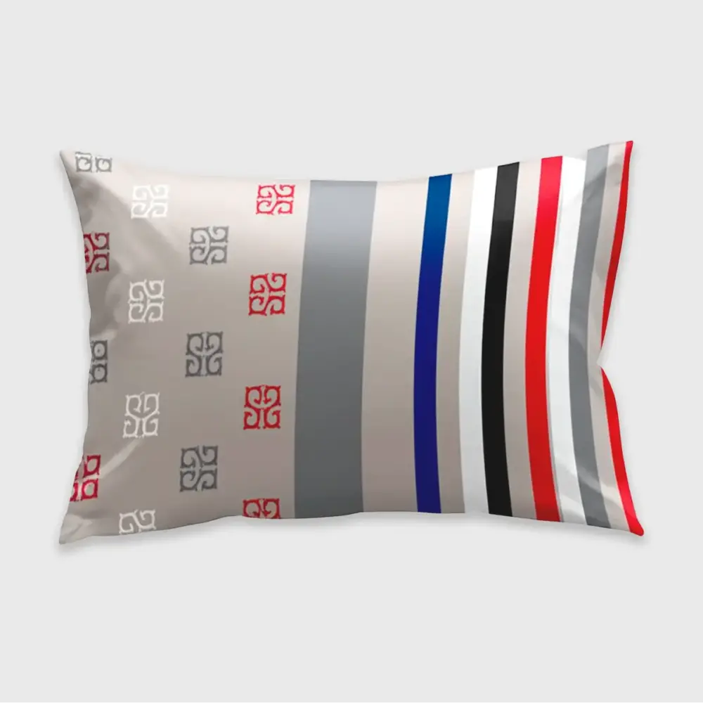Juego de 2 Fundas para Almohada Líneas Estilo Barroco - Imagen 2