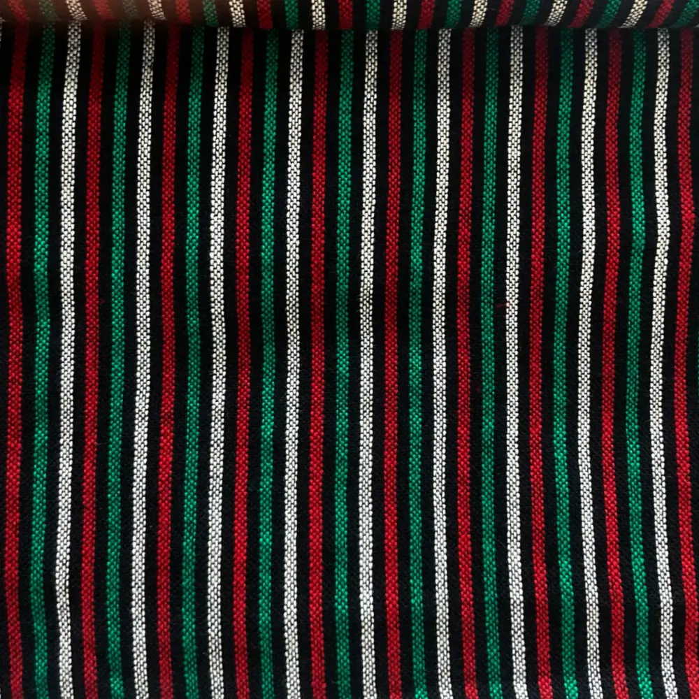 Tela Cambaya Diseño Lienzo Tricolor 65 cm ancho, Rollo de 25 m 2
