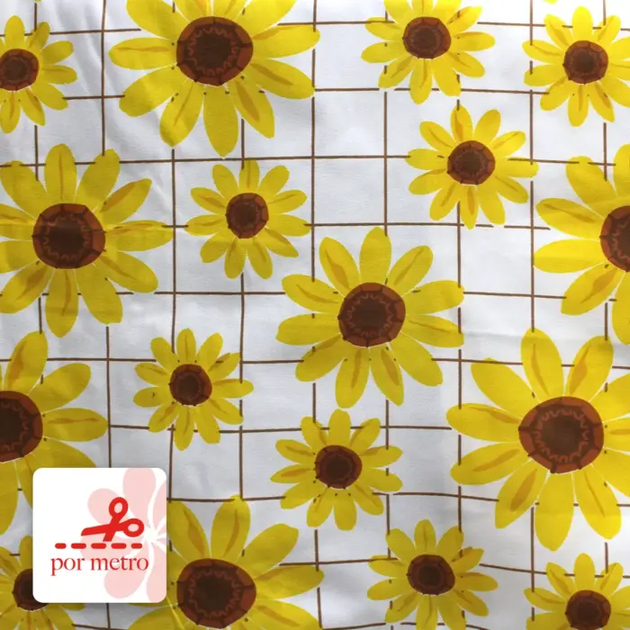 Algodón Candy Cocinero Girasoles por metro Modatelas
