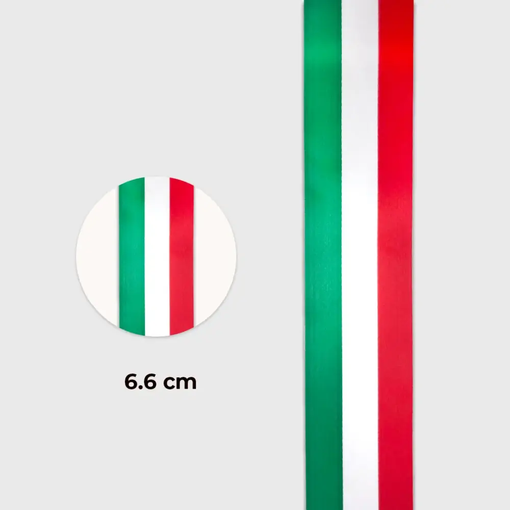 Listón Tricolor Fiestas Patrias #22 - Carrete 54 m Modatelas 3