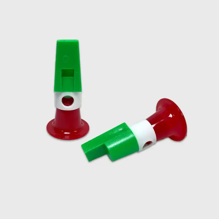 Silbato Tricolor Patrio (6 piezas) – Ideal para Fiestas Mexicanas Modatelas